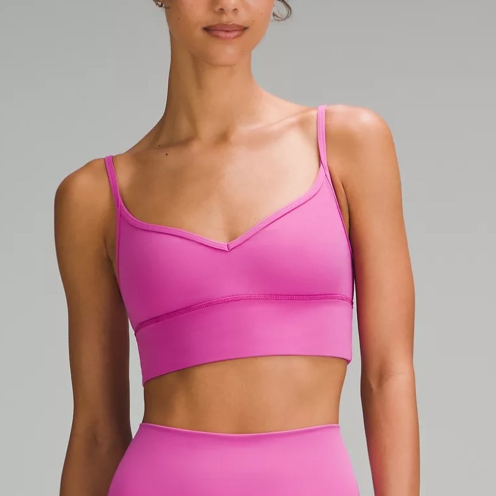 NWT hot pink lululemon bra!